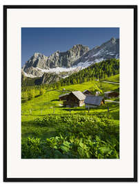 Gerahmter Kunstdruck Alpentraum