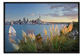 Gerahmter Kunstdruck Auckland