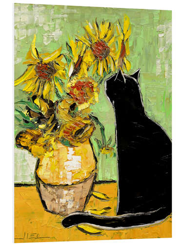 Tableau en PVC Le chat de Van Gogh