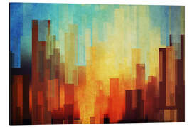 Magnettafel Urban Sunset