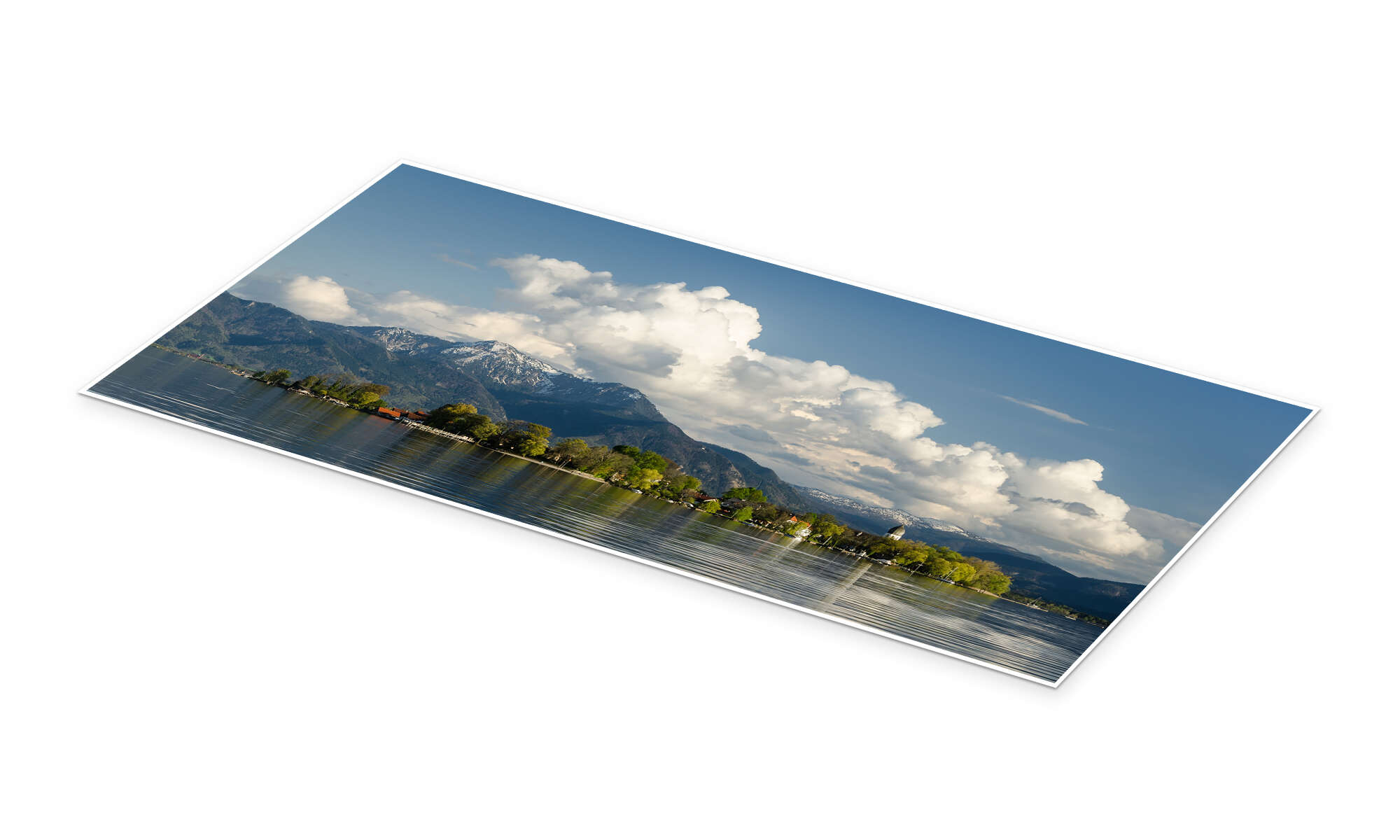 Fraueninsel Chiemsee print by Michael Valjak | Posterlounge