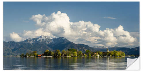 Selvklebende plakat Fraueninsel Chiemsee