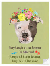 Wall sticker Pitbull