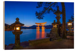 Tableau en bois Miyajima in Japan II