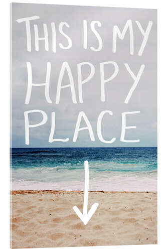 Obraz na szkle akrylowym Happy Place