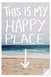 Wandsticker Happy Place