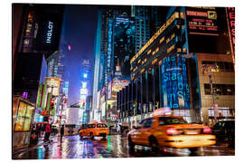 Magnettafel Broadway by night - New York City