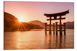 Aluminium print Miyajima in Japan III