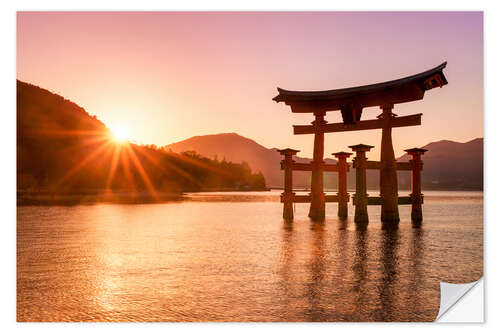 Wandsticker Miyajima in Japan III