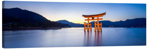 Canvas print Itsukushima Miyajima Japan