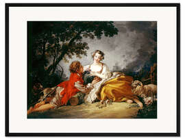 Gerahmter Kunstdruck Zwei Liebende