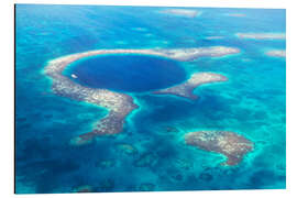 Quadro em alumínio Grande Buraco Azul, Belize