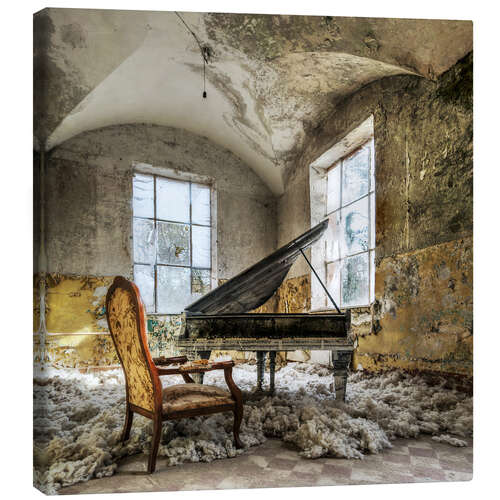 Canvas print The old piano