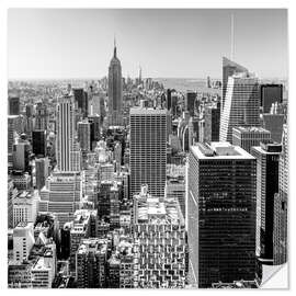 Sticker mural Top of The Rock, New York City