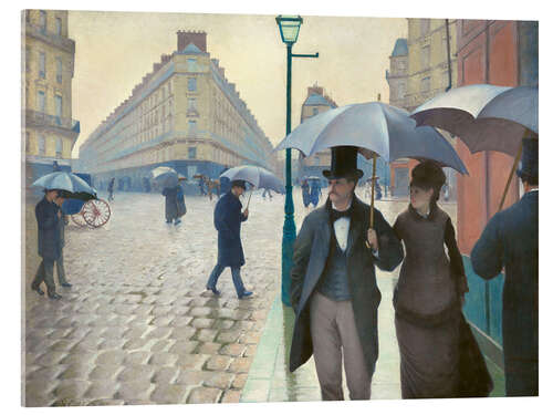 Acrylic print Paris Street, Rainy Day