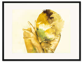 Gerahmter Kunstdruck sad peter No 3