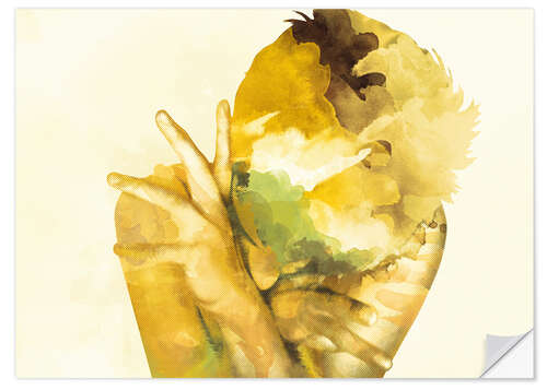 Wall sticker sad peter No 3
