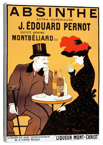 Canvas print Absinthe extra-supérieure J. Édouard Pernot