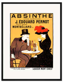 Gerahmter Kunstdruck Absinthe Extra Supérieure (Französisch)