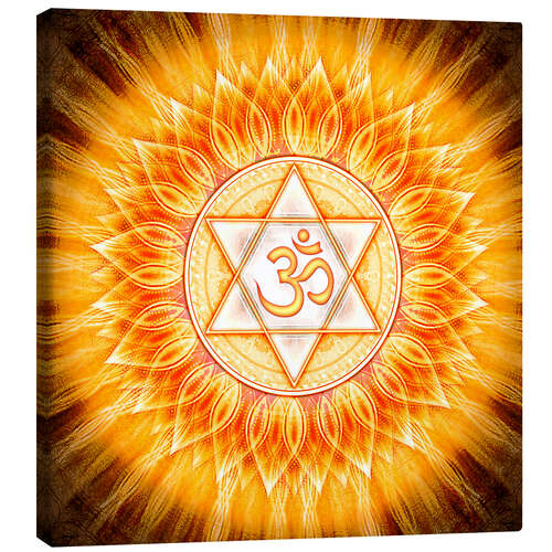 Canvas print Lotus Sun - Om