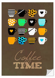 Vinilo para la pared Coffee Time