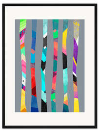 Gerahmter Kunstdruck Bäume