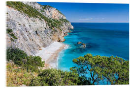 Akryylilasitaulu Ocean and Coastal mountains (Portugal)