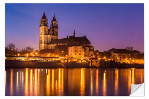 Vinilo para la pared Cathedral of Magdeburg