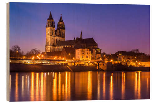 Quadro de madeira Cathedral of Magdeburg