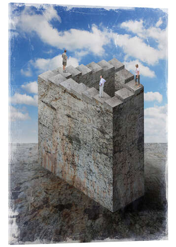 Stampa su vetro acrilico Penrose stairs