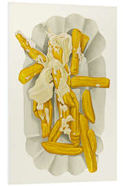 Foam board print French fries with mayonnaise - Dieter Ziegenfeuter