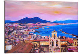 Gallery print Naples with Mount Vesuvio