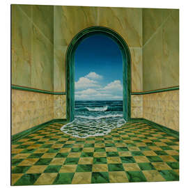 Magnettafel Wasser im Raum