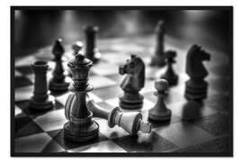 Gerahmter Kunstdruck Schach