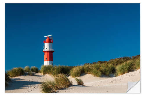 Selvklæbende plakat Borkum Lighthouse