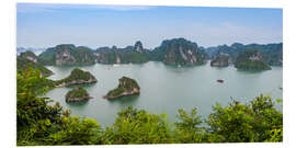 Foam board print Panorama Halong Bay - Vietnam