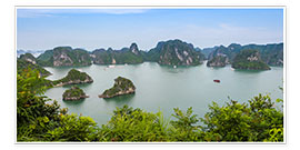 Plakat  Panorama Halong Bay - Vietnam - Justin Schümann