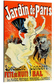 Magnettafel Pariser Gärten (französisch)