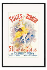 Gerahmter Kunstdruck Folies Bergère (französisch)