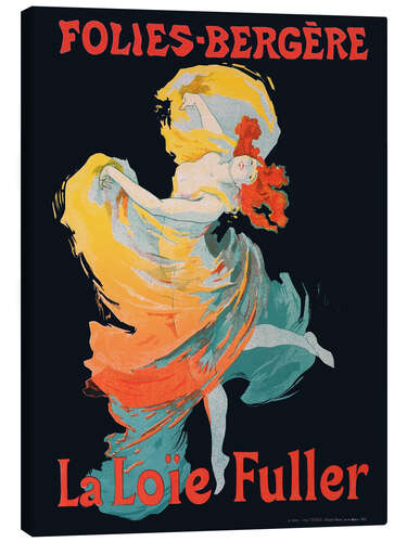 Canvas print La Loïe Fuller (Frans)