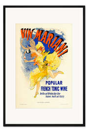 Gerahmter Kunstdruck Marianischer Wein (französisch)
