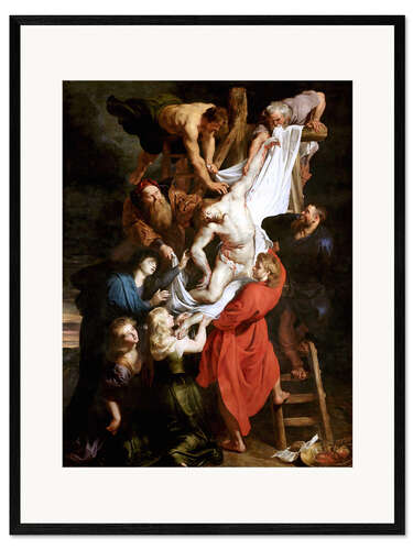 Framed art print The Descent from the Cross