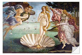Autocolante decorativo  O Nascimento de Vénus - Sandro Botticelli