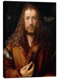 Canvas print Albrecht Dürer - zelfportret - Albrecht Dürer