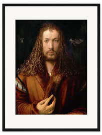 Gerahmter Kunstdruck Selbstporträt