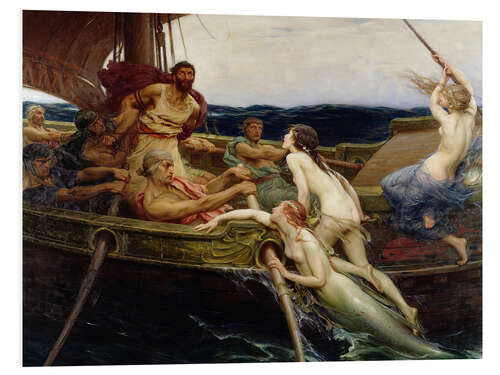 Tableau en PVC Ulysse et les Sirènes