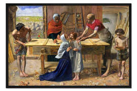 Gerahmter Kunstdruck Christus im Haus seiner Eltern