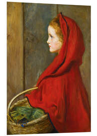 Foam board print Red Riding Hood