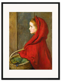 Gerahmter Kunstdruck Rotkäppchen