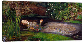 Stampa su tela  Ophelia - Sir John Everett Millais